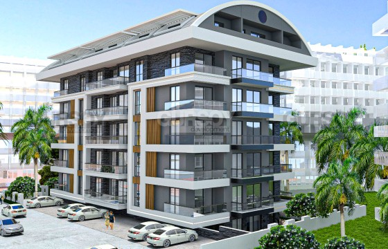 Апартаменты в новой резиденции в 500 метрах от моря, в центре Аланьи в Турции - фото 5