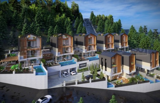 Продажа проекта вилл в Тепе с завораживающими видами на Аланию в Турции - фото 4