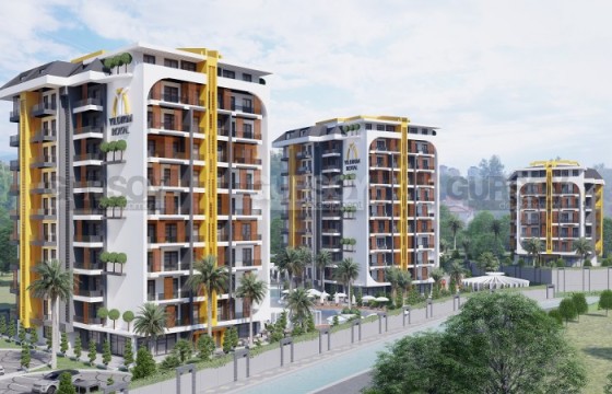 Квартиры различных планировок от застройщика в новом комплексе рядом с пляжем Инджекум в Турции - фото 5