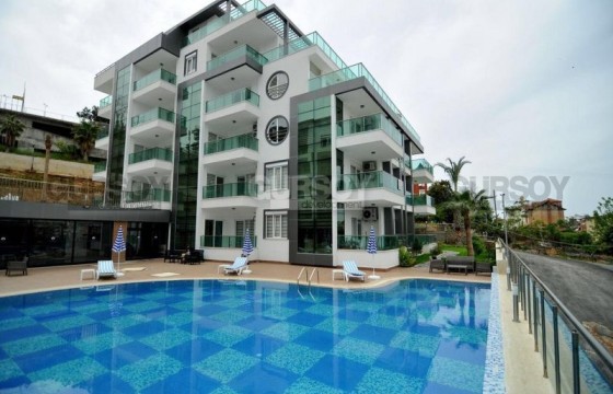 Садовый дуплекс 2+1 в районе Кестель в Турции - фото 4