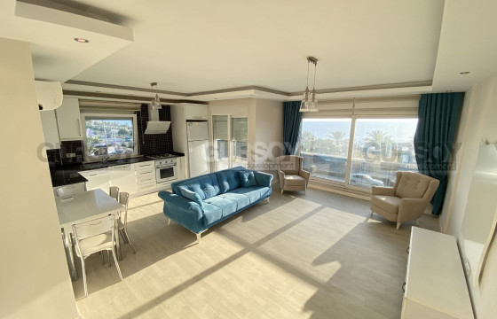 Меблированные видовые апартаменты 2+1 в комплексе на первой береговой линии в Кестеле, 100 м2 в Турции - фото 12