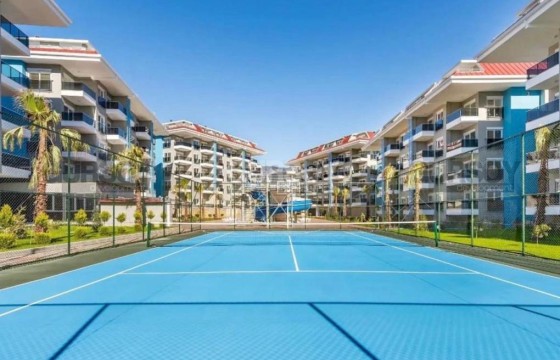 Двухкомнатные апартаменты в новом комплексе с видом на море, район Кестель в Турции - фото 2