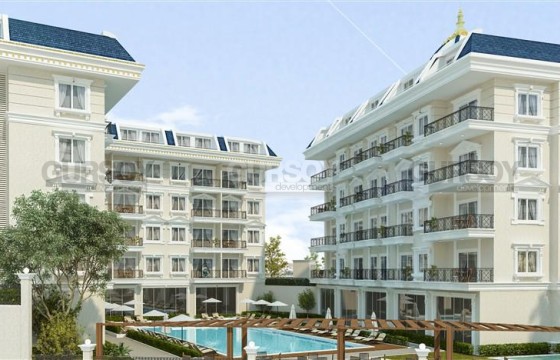 Новая квартира в комплексе с полной инфраструктурой, район Оба в Турции - фото 5