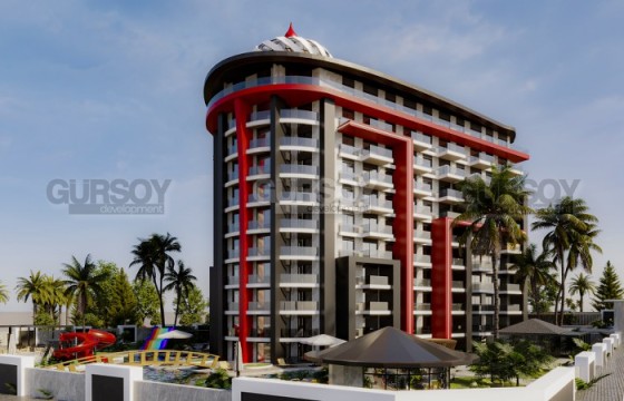 Двухкомнатные апартаменты в комплексе с отельной инфраструктурой в Турции - фото 3