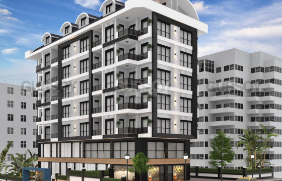 Стильный проект в районе Оба. До пляжа 550м. в Турции - фото 4