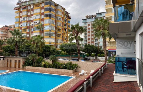 Меблированная квартира 1+1 в комплексе с полной инфраструктурой у пляжа Клеопатра в Турции - фото 2