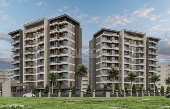 Жилой комплекс на этапе строительства в Мерсине с низкими ценами на квартиры различных планировок в Турции - фото 9