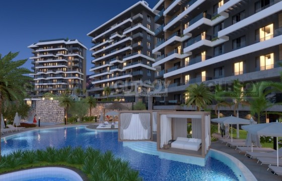 Уникальный жилой комплекс с видовыми квартирами рядом с университетом Аланьи в Турции - фото 2