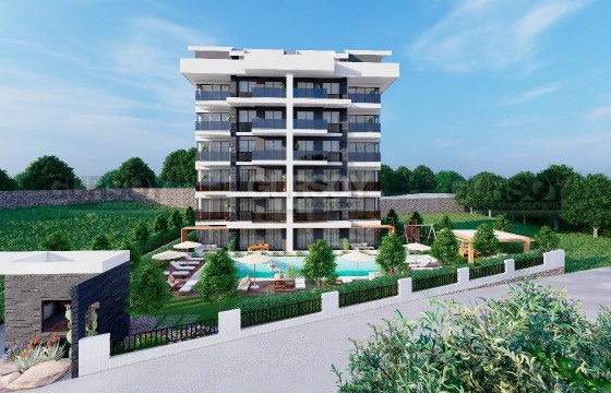 Новые квартиры 1+1, подходящие под ВНЖ в районе Демирташ в Турции - фото 3