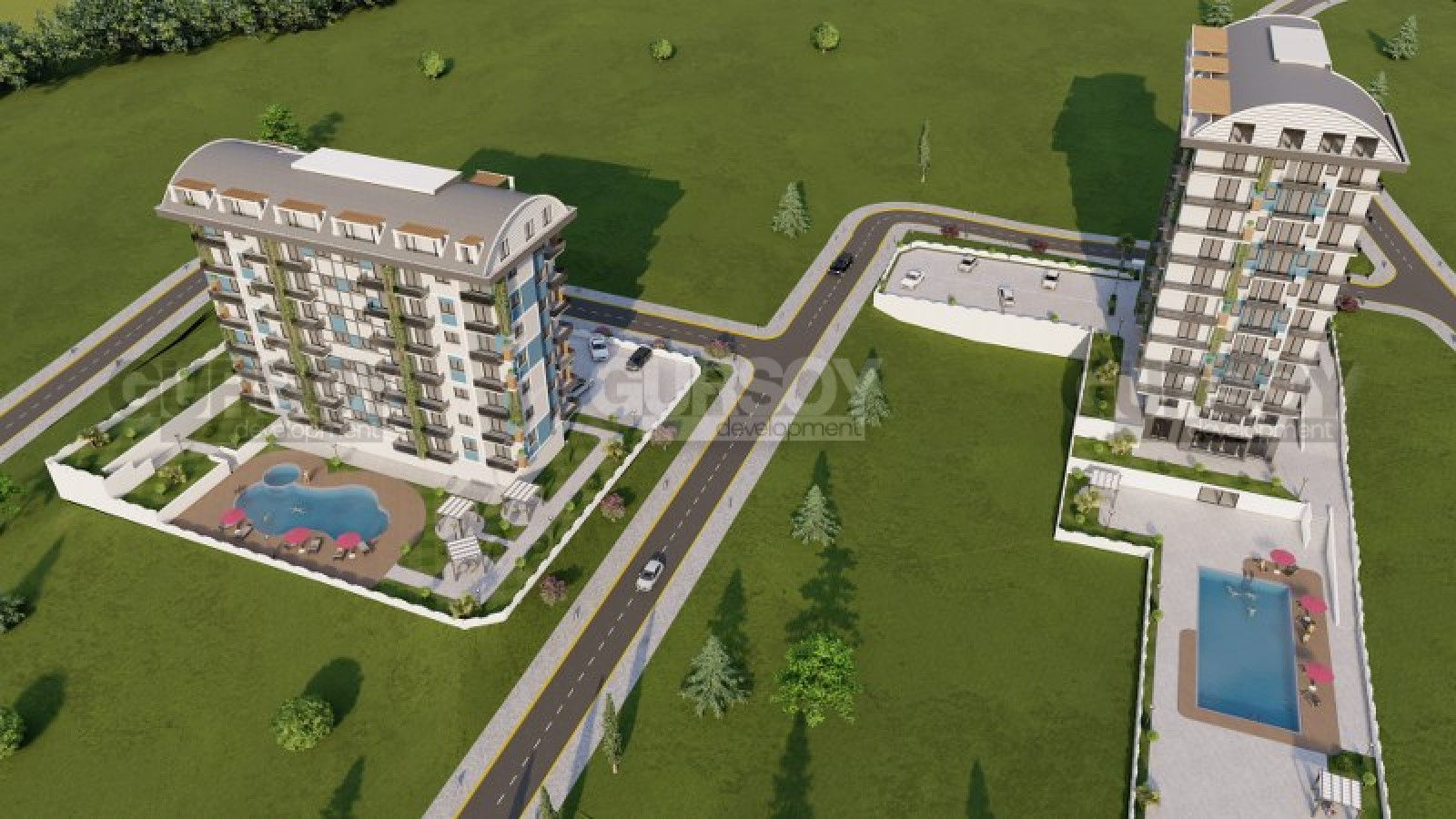 Инвестиционный проект в перспективном районе Демирташ, 51 м2-158 м2 в Турции - фото 1