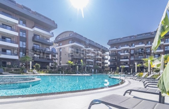 Двухкомнатная квартира в шикарном комплексе с полной инфраструктурой в районе Оба в Турции - фото 2