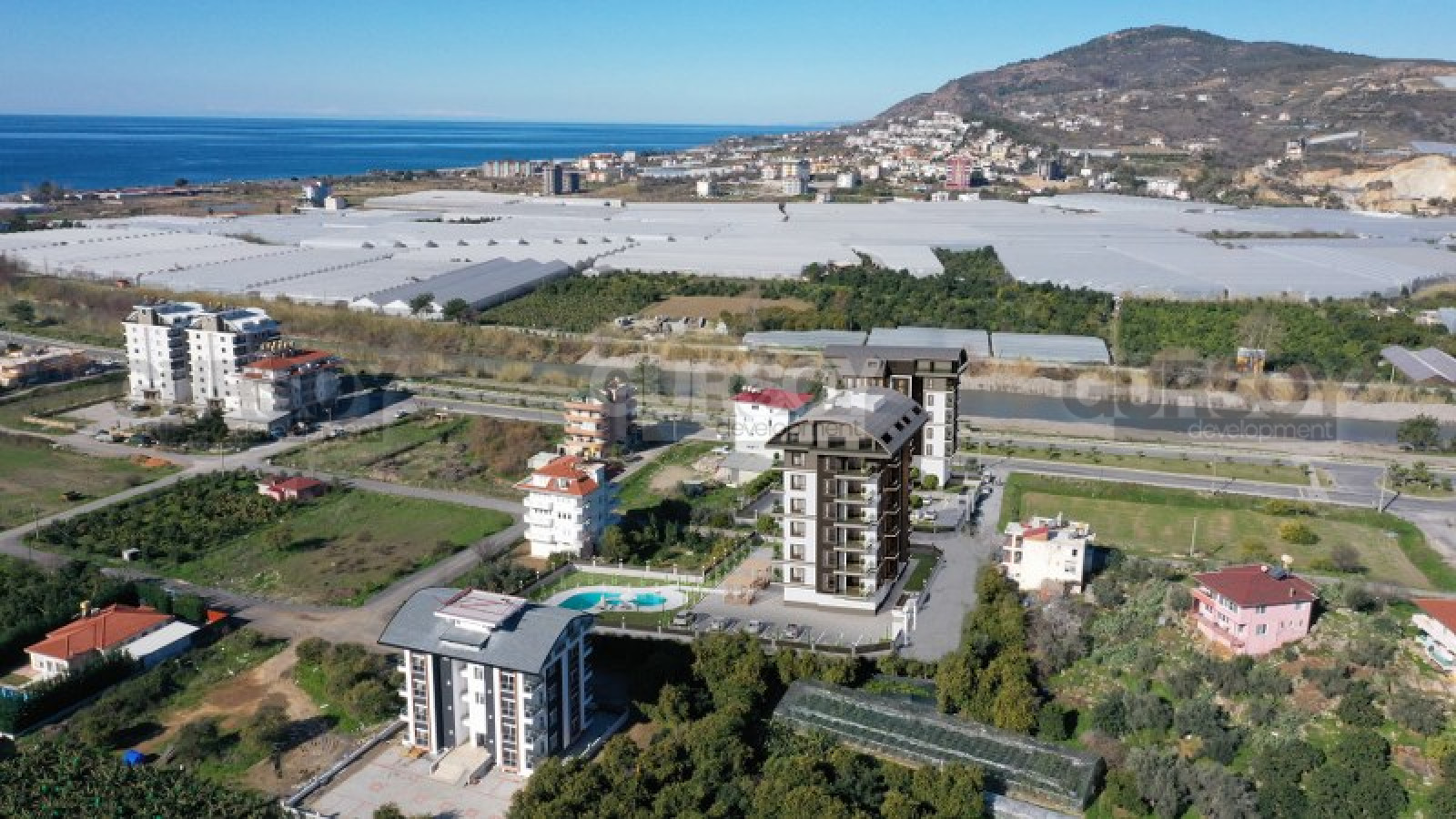 Современный комплекс в районе Демирташ. 850м до моря. в Турции - фото 1