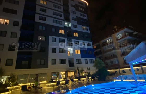 Квартира 2+1 в прекрасном жилом комплексе, в 650 метрах от пляжа Клеопатра в Турции - фото 1