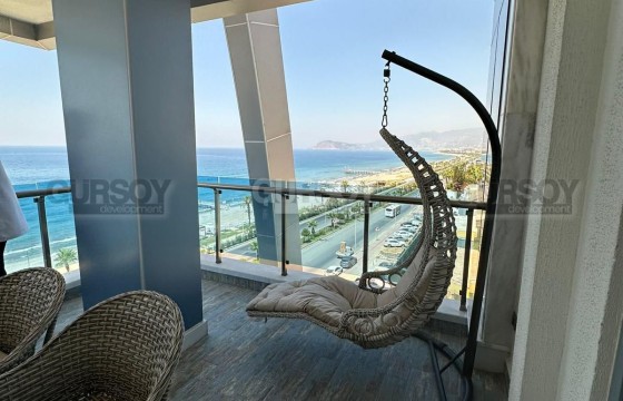 Великолепная квартира 2+1 с шикарным видом на море в районе Махмутлар в Турции - фото 4