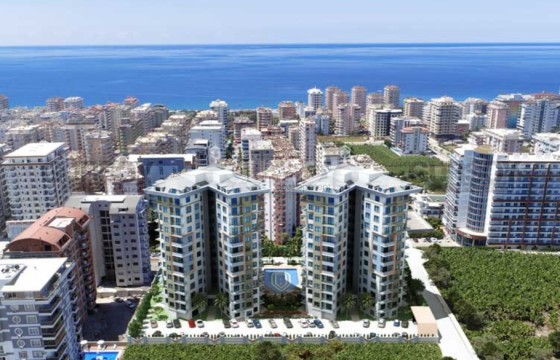 Меблированная квартира в новом комплексе с инфраструктурой отеля 5 звезд в популярном районе Махмутлар в Турции - фото 4