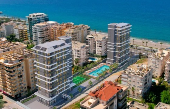 Квартиры в рассрочку в новом жилом комплексе премиум-класса, расположенном на первой береговой линии в Турции - фото 5