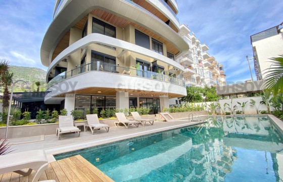 Красивая квартира в 200 метрах от  пляжа Клеопатра с мебелью и техникой в Турции - фото 4