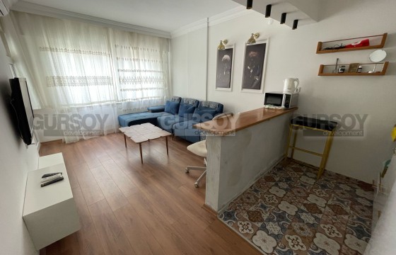 Недорогая квартира 1+1 всего в 200 метрах от пляжа в популярном районе Оба в Турции - фото 3