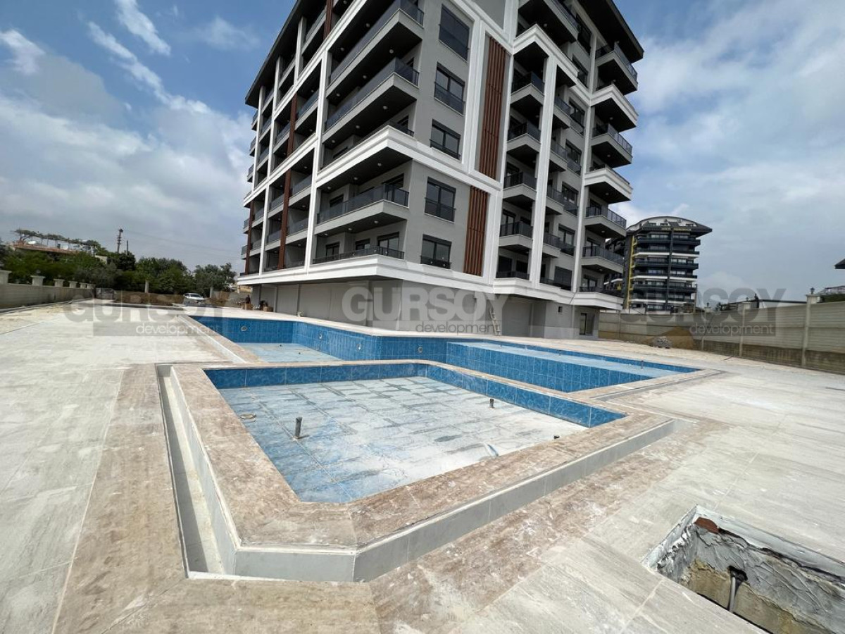 Новая квартира 1+1 в комплексе отельного типа, 57 м2 в Авсалларе. в Турции - фото 1