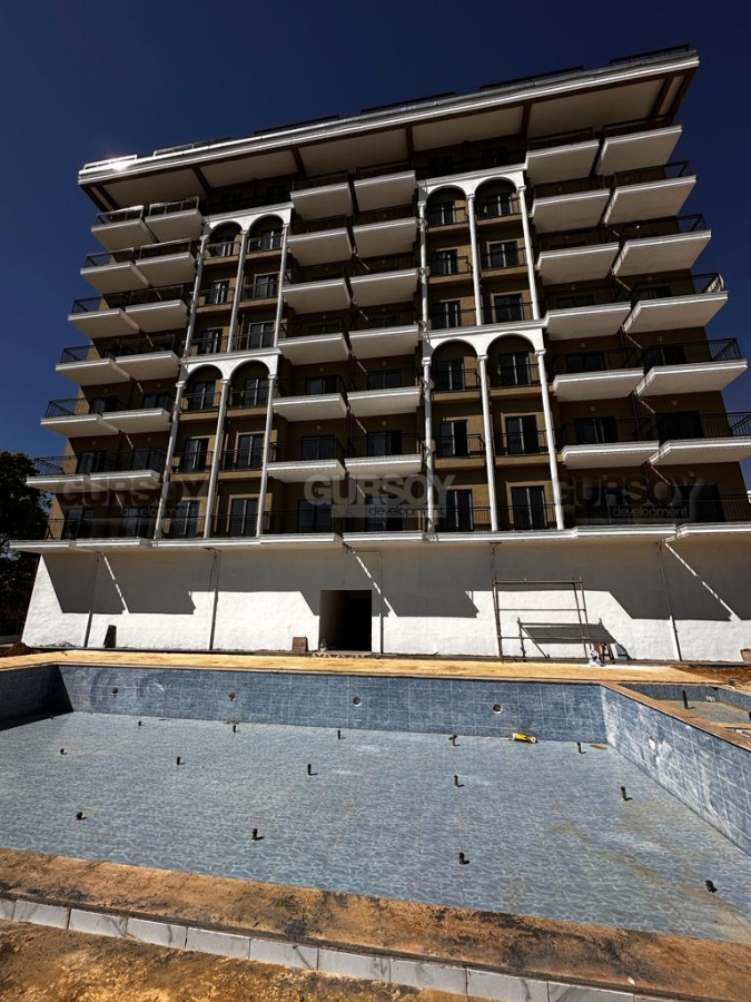 Двухкомнатная квартира 45 м2 с видом на море в Авсалларе. в Турции - фото 1