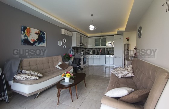 Уютная меблированная квартира 1+1 в комплексе с полной инфтраструктурой в районе Оба под ВНЖ в Турции - фото 8