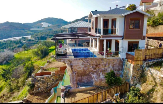 Уникальная вилла 4+1 с видом на море и природу в районе Ешилёз, 210 м2. в Турции - фото 8