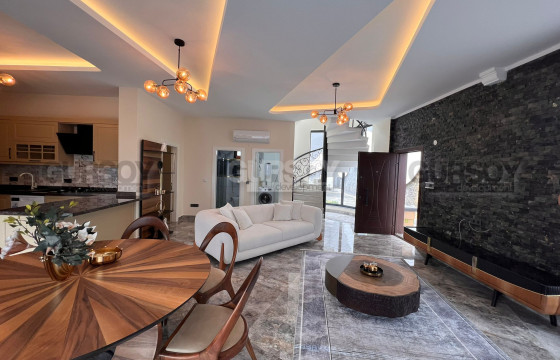 Меблированная новая вилла в районе Каргыджак, 240 м2 в Турции - фото 7