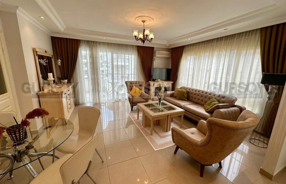 Просторная меблированная квартира 2+1 в центре района Оба в Турции - фото 2