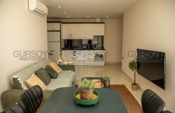 Меблированная квартира в современном комплексе с полной инфраструктурой у пляжа Клеопатры в Турции - фото 8