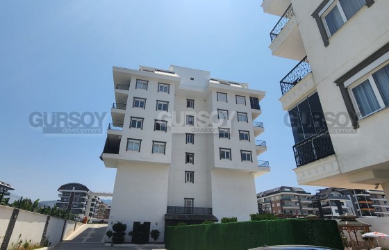 Квартира 1+1 с видом в новом комплексе в районе Каргыджак в 150 метрах от моря в Турции - фото 6