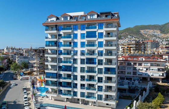 Квартира 1+1 в новом жилом комплексе премиум класса в центре Аланьи в Турции - фото 4