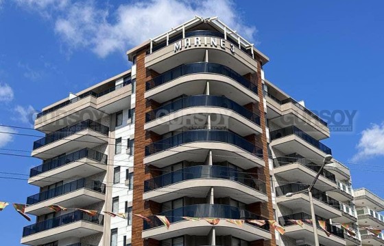 Меблированная квартира 2+1 с видом море и крепость в центре Алании в Турции - фото 2