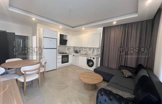 Меблированная квартира 1+1 в новом комплексе с инфраструктурой в 5 минутах ходьбы от пляжа в Турции - фото 3