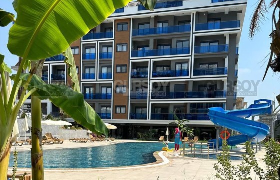 Меблированная квартира 1+1 в комплексе с полной инфраструктурой в 150 метрах от пляжа в Турции - фото 4