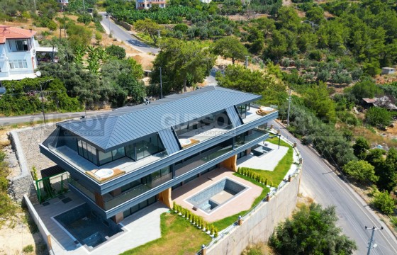 Новые виллы, подходящие для гражданства, недалеко от пляжа в Турции - фото 7