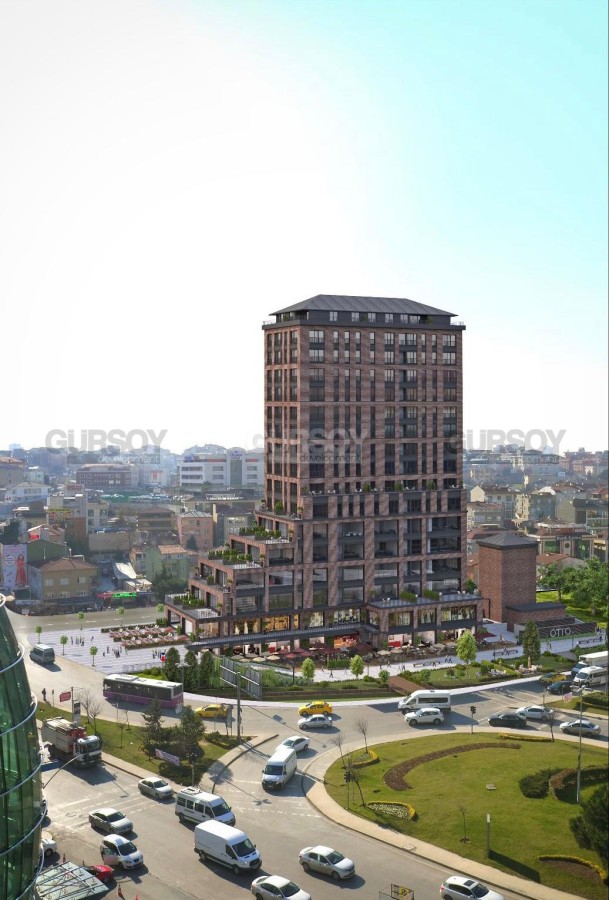 Новый смешанный проект в бизнес районе Аташехир, 77 м2-745 м2 в Турции - фото 1
