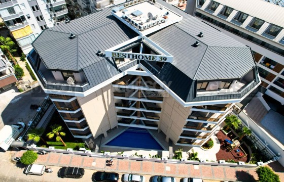 Меблированный дуплекс 2+1 в премиальном комплексе в 200 м от моря в Турции - фото 8