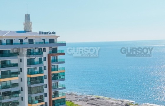 Квартира 1+1 с панорамным видом на море в Махмутларе в Турции - фото 4