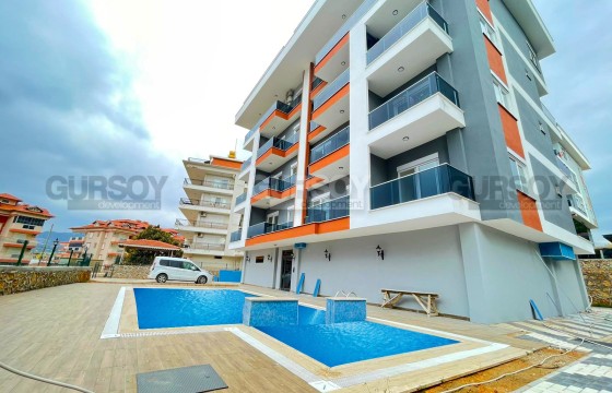 Новая квартира 1+1 в районе Oбa, Аланья в Турции - фото 3