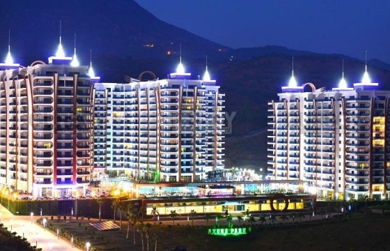 Панорамная квартира 1+1 с видом на море в роскошном комплексе с инфраструктурой 5★ в Турции - фото 3