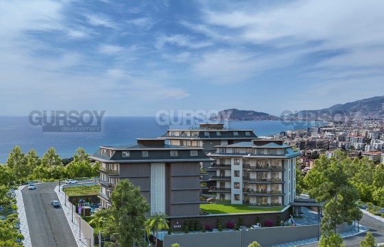 Новый проект в Кестеле — природа, виды, 500 м до моря и беспроцентная рассрочка  на 2 года в Турции - фото 7