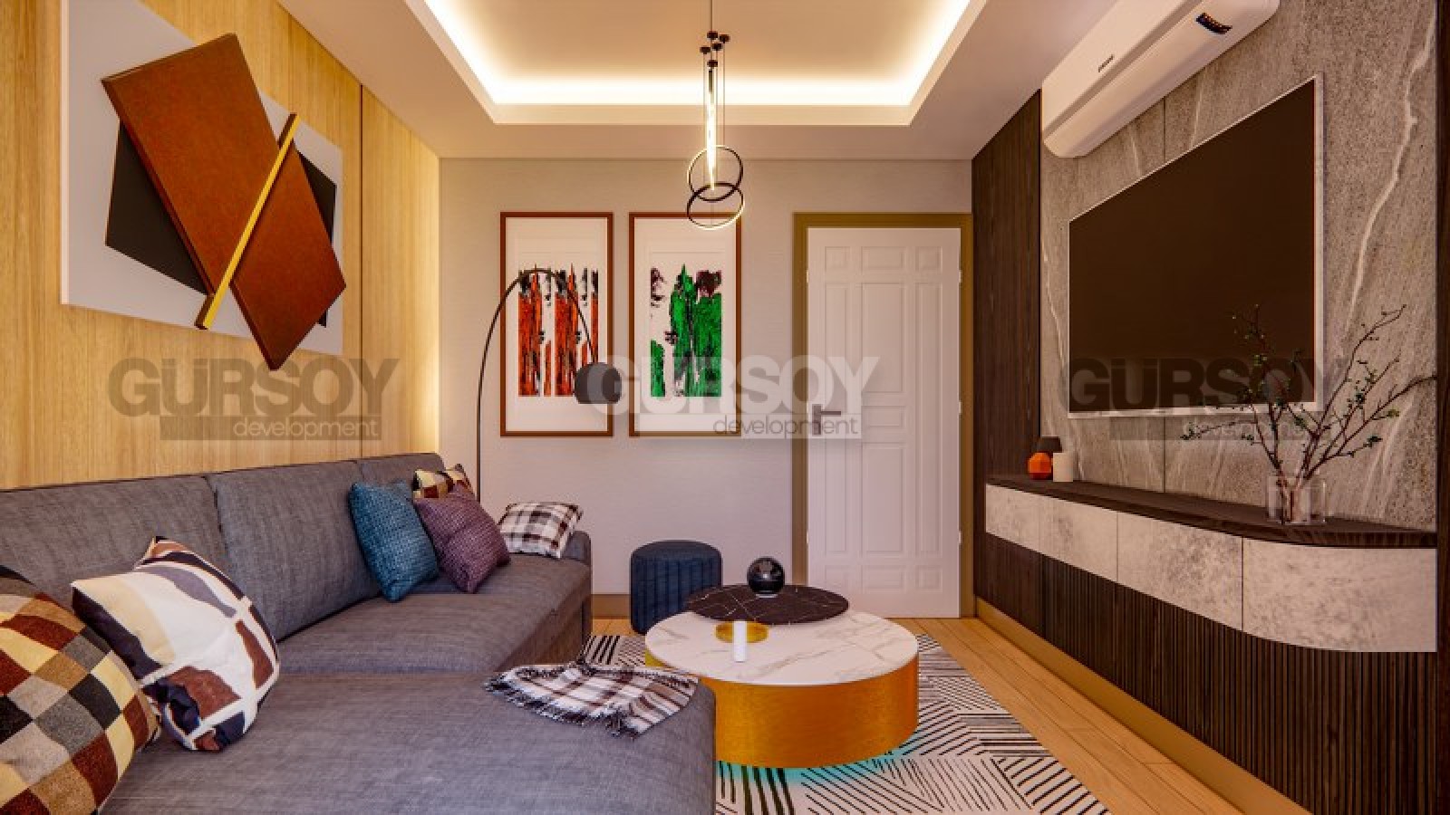 Квартиры с отличными планировками от 70 до 151 кв.м. в Чиплаклы. в Турции - фото 1