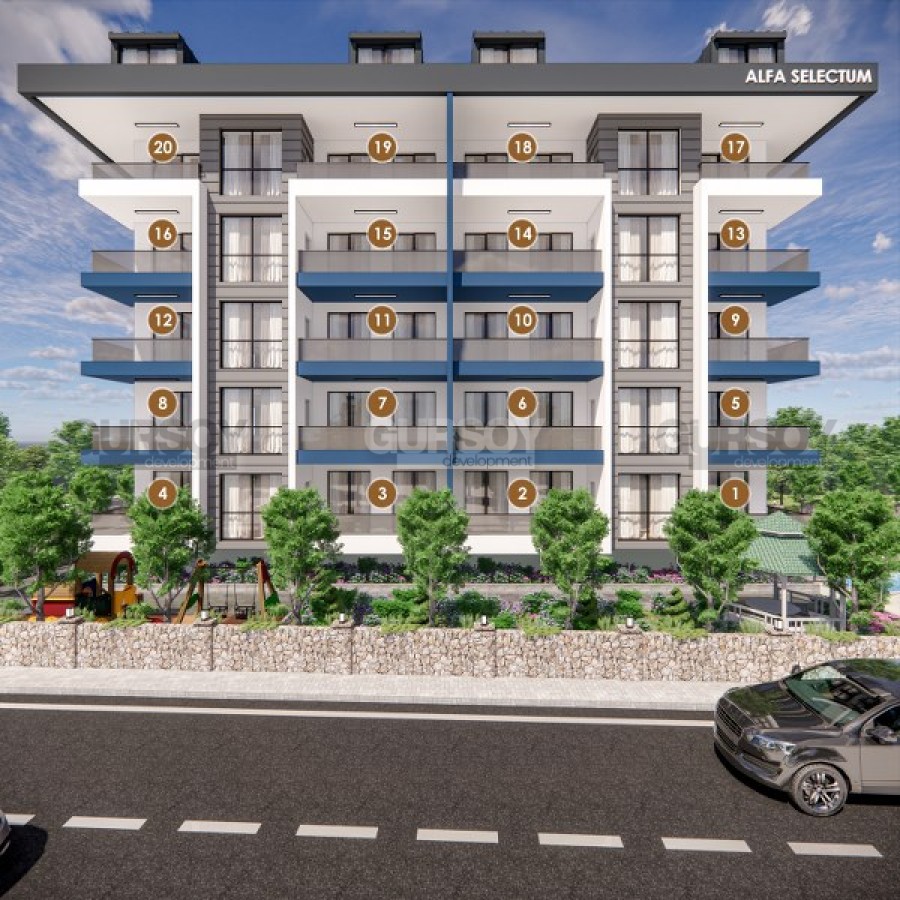 Квартиры с отличными планировками от 70 до 151 кв.м. в Чиплаклы. в Турции - фото 1