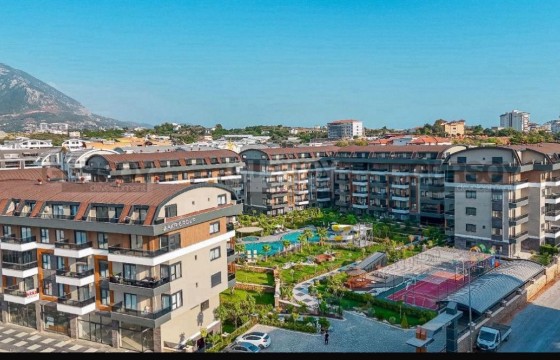 Меблированная квартира 1+1 в новом кмплексе с развитой инфраструктурой в Обе в Турции - фото 4