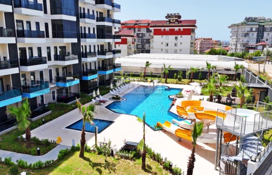 Уютная 1+1 на 9 этаже — панорамный вид на Средиземное море в Турции - фото 2