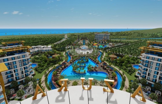 Квартира 1+1 в престижном комплексе в районе Тюрклер в Турции - фото 5