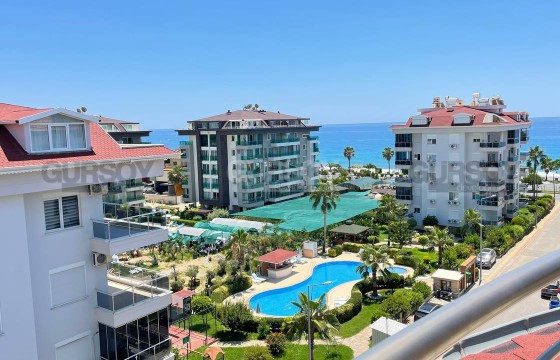 Просторная 4+1, 200 м² с видом на море — 50 м до пляжа в Турции - фото 2