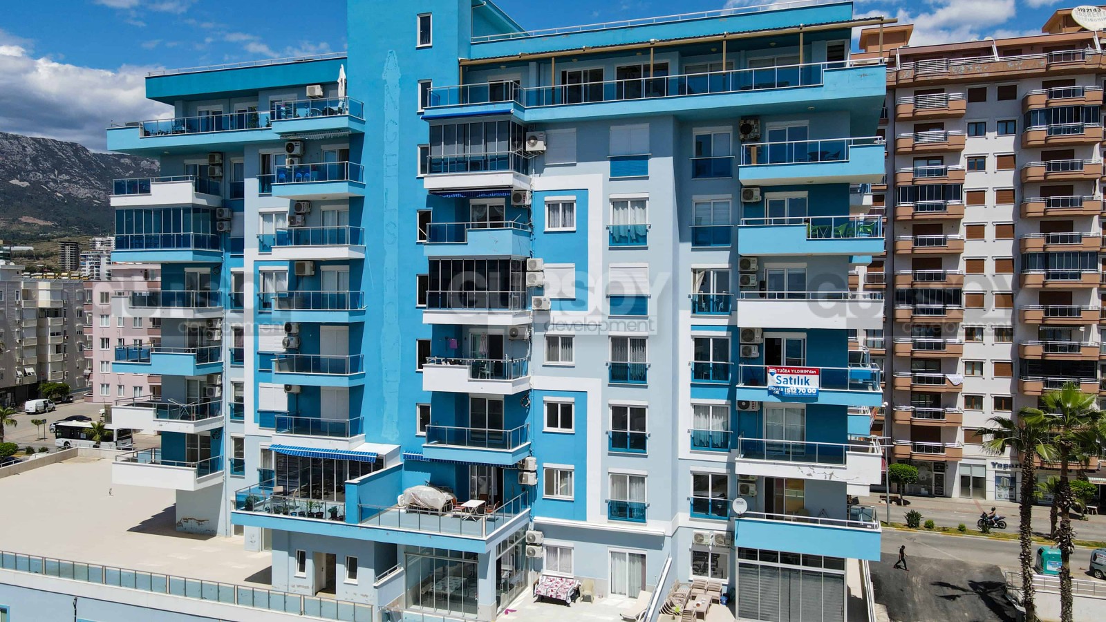 Видовая квартира 3+1, 135м2  в популярном районе Махмутлар. Первая береговая линия. в Турции - фото 1
