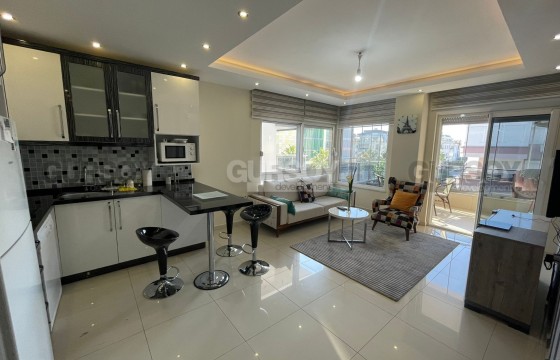 Уютный меблированные апартаменты 1+1 в центре Алании, 60 м2 в Турции - фото 3