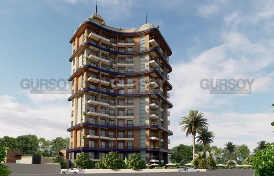 Современный, дизайнерский  проект в районе Махмутлар. До моря 850м. в Турции - фото 10